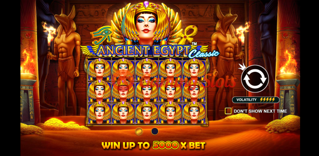 Game Intro for Ancient Egypt Classic slot by Pragmatic Play