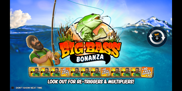 Game Intro for Big Bass Bonanza slot from Reel kingdom