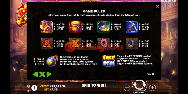 Game Rules for Bomb Bonanza slot from Pragmatic Play