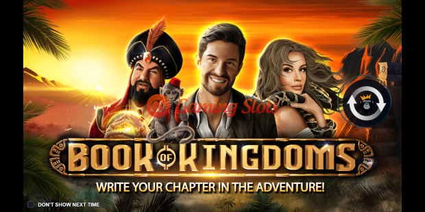 Game Intro for Book of Kingdoms slot from Reel kingdom