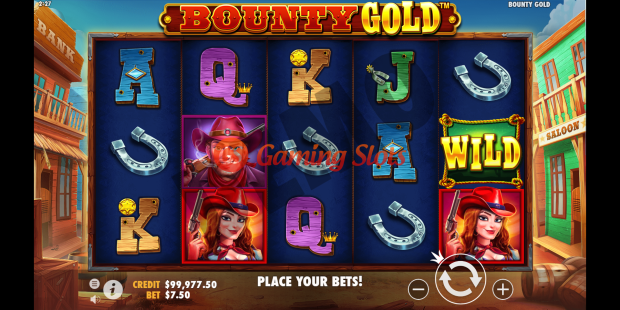 Base Game for Bounty Gold slot from Pragmatic Play