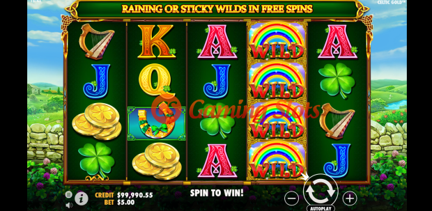 Base Game for Celtic Gold slot by Pragmatic Play