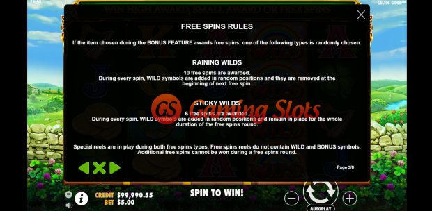 Game Rules for Celtic Gold slot by Pragmatic Play
