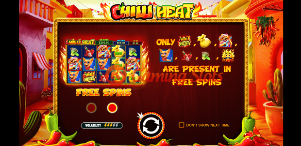 Game Intro for Chilli Heat slot by Pragmatic Play