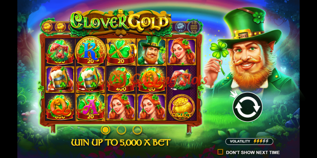 Game Intro for Clover Gold slot from Pragmatic Play