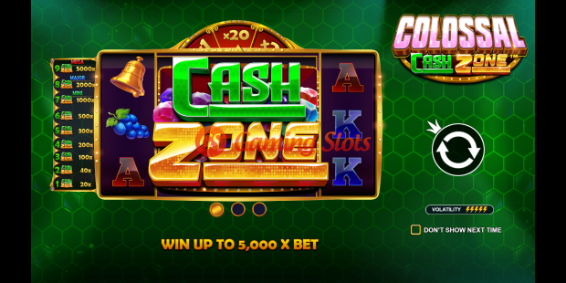 Game Intro for Colossal Cash Zone slot from Pragmatic Play