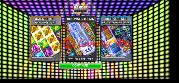Game Intro for Danger High Voltage slot from Big Time Gaming