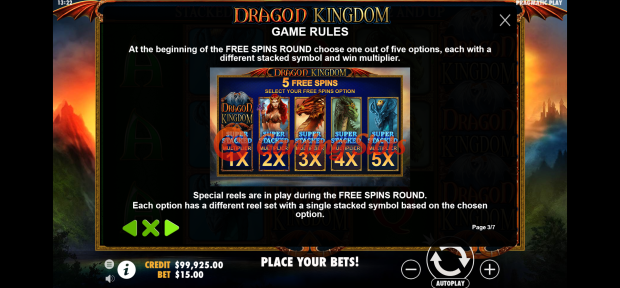 Game Rules for Dragon Kingdom slot by Pragmatic Play