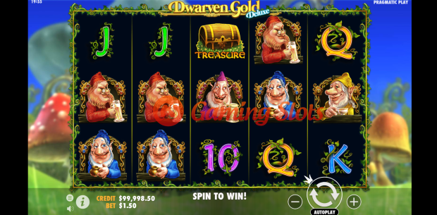 Base Game for Dwarven Gold Deluxe slot by Pragmatic Play