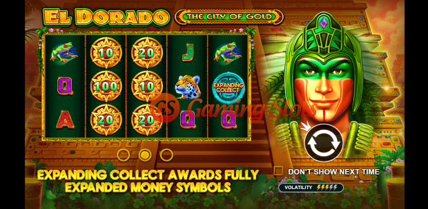 Game Intro for El Dorado The City of Gold slot by Pragmatic Play