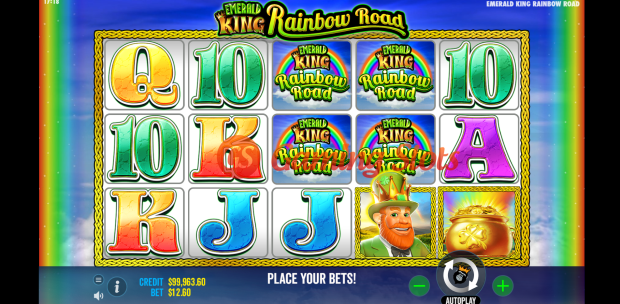 Base Game for Emerald King Rainbow Road slot by Pragmatic Play