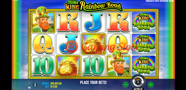 Base Game for Emerald King Rainbow Road slot by Pragmatic Play