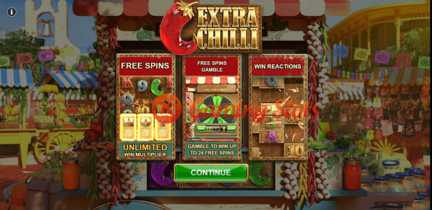 Game Intro for Extra Chilli slot from Big Time Gaming