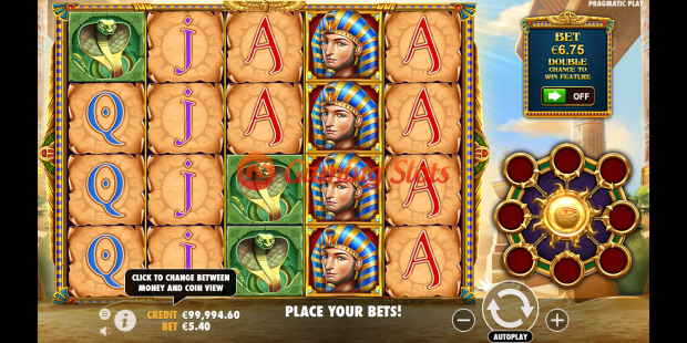 Base Game for Eye of Cleopatra slot from Pragmatic Play