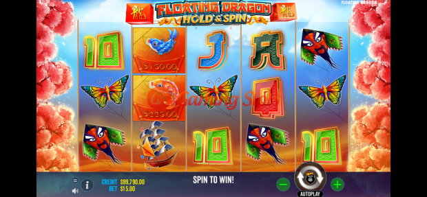 Base Game for Floating Dragon slot by Pragmatic Play