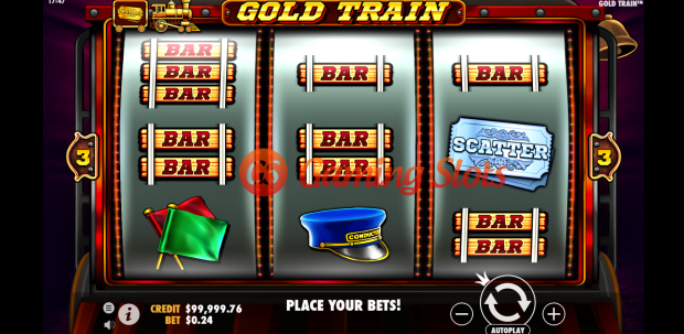 Base Game for Gold Train slot by Pragmatic Play