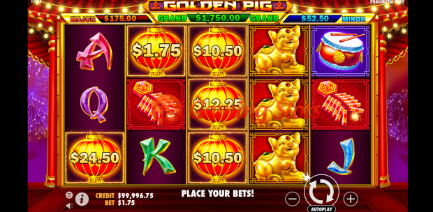 Base Game for Golden Pig slot by Pragmatic Play