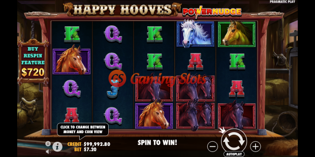 Base Game for Happy Hooves slot from Pragmatic Play