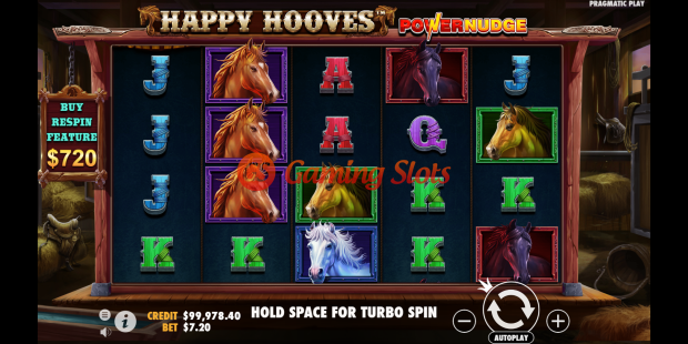 Base Game for Happy Hooves slot from Pragmatic Play
