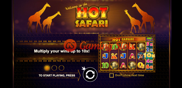 Game Intro for Hot Safari slot by Pragmatic Play
