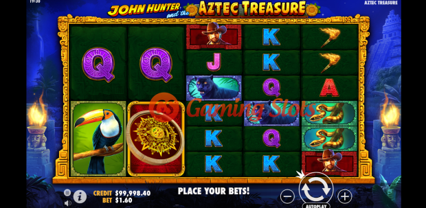 Base Game for John Hunter and The Aztec Treasure slot by Pragmatic Play