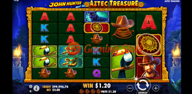 Base Game for John Hunter and The Aztec Treasure slot by Pragmatic Play