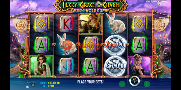 Base Game for Lucky, Grace and Charm slot by Reel Kingdom
