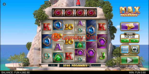 Base Game for Max Megaways slot from Big Time Gaming