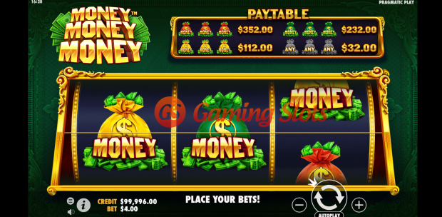 Base Game for Money Money Money slot by Pragmatic Play