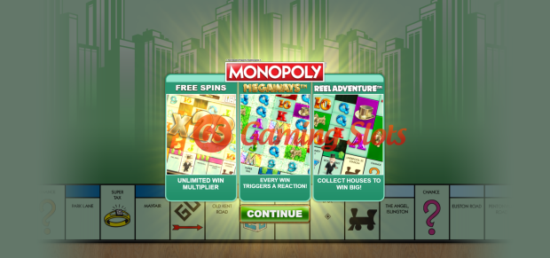 Game Intro for Monopoly Megaways slot from Big Time Gaming