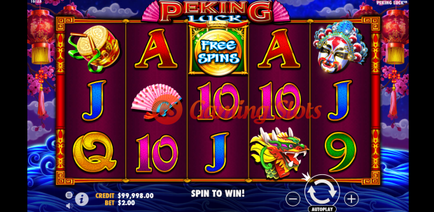 Base Game for Peking Luck slot by Pragmatic Play