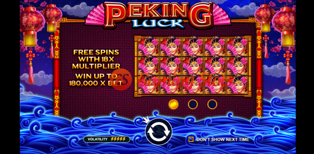 Game Intro for Peking Luck slot by Pragmatic Play