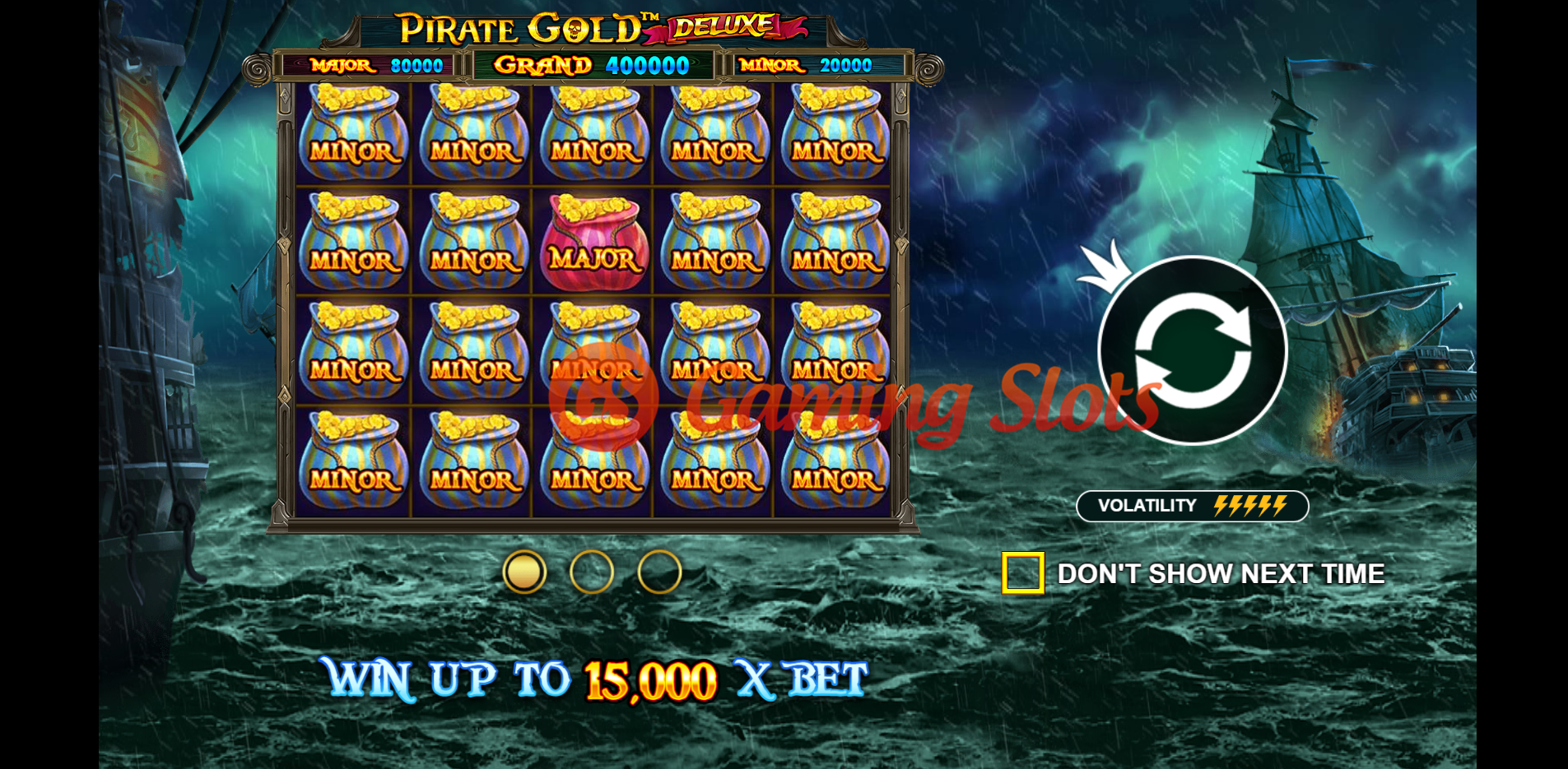Game Intro for Pirate Gold Deluxe slot by Pragmatic Play