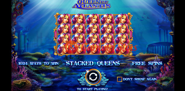 Game Intro for Queen of Atlantis slot by Pragmatic Play