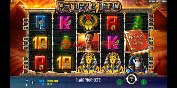 Base Game for Return of The Dead slot by Reel Kingdom