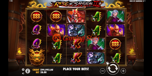 Base Game for Rise of Samurai 3 slot from Pragmatic Play