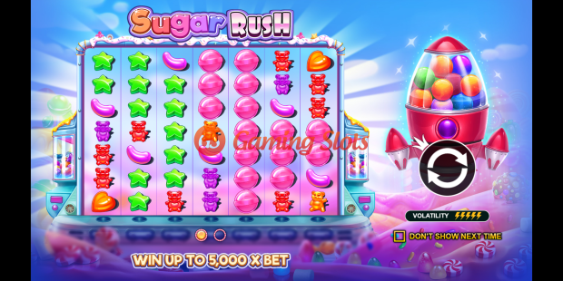 Game Intro for Sugar Rush slot from Pragmatic Play