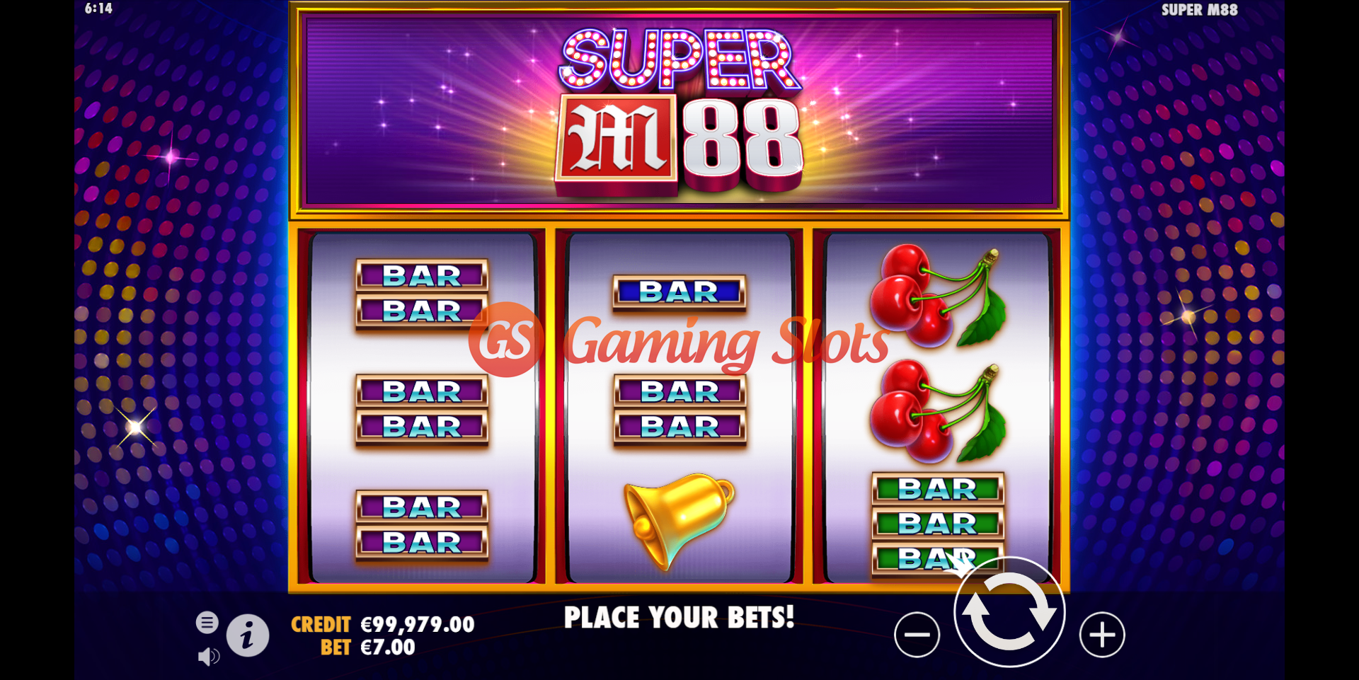 Base Game for Super M88 slot from Pragmatic Play