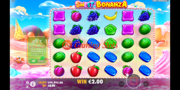Base Game for Sweet Bonanza slot from Pragmatic Play