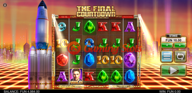 Base Game for The Final Countdown slot from Big Time Gaming