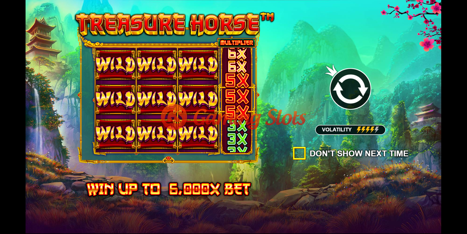 Game Intro for Treasure Horse slot from Pragmatic Play