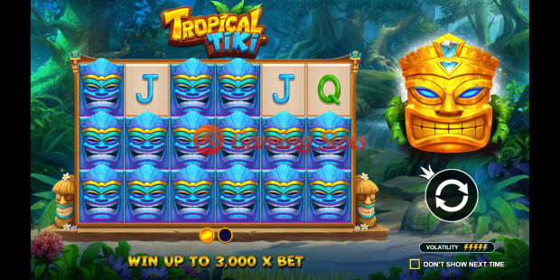 Game Intro for Tropical Tiki slot from Pragmatic Play