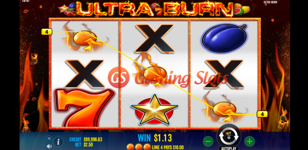 Base Game for Ultra Burn slot by Pragmatic Play
