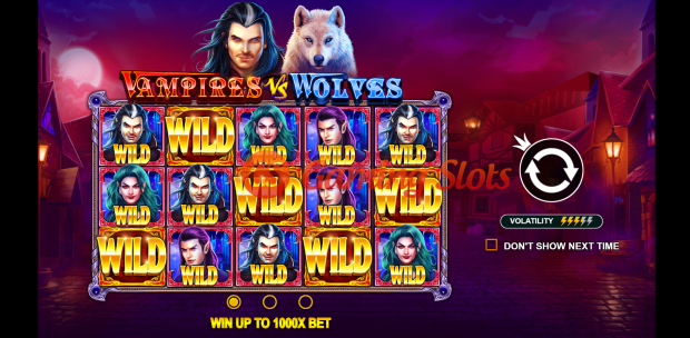 Game Intro for Vampires Vs Wolves slot by Pragmatic Play