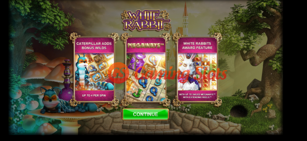 Game Intro for White Rabbit slot from Big Time Gaming