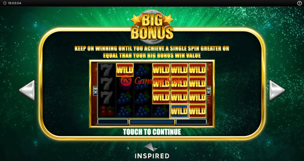 Game Intro for Big Bonus slot from Inspired Gaming