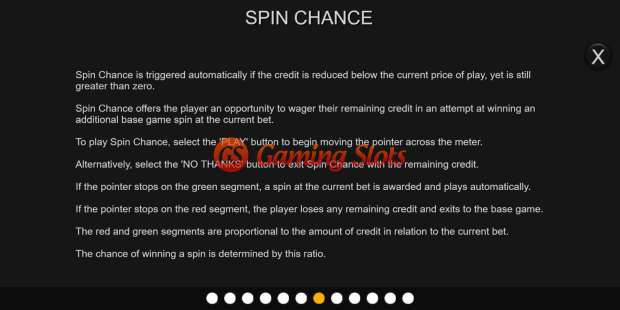 Pay Table for Call of the Wild slot from Inspired Gaming