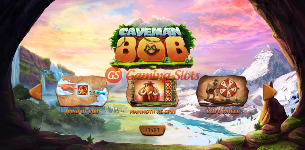 Game Intro for Caveman Bob from Relax Gaming