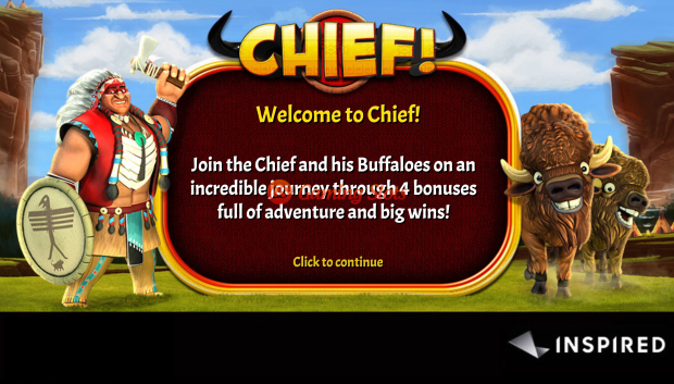 Game Intro for Chief! slot from Inspired Gaming