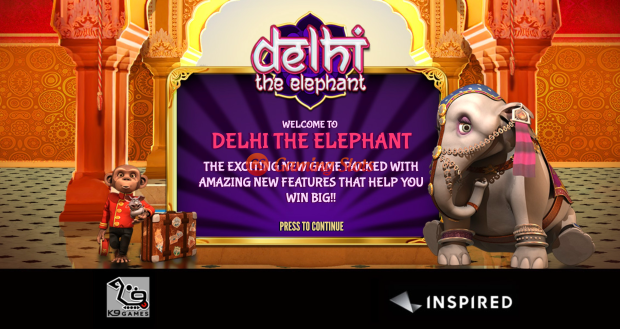 Game Intro for Delhi The Elephant slot from Inspired Gaming